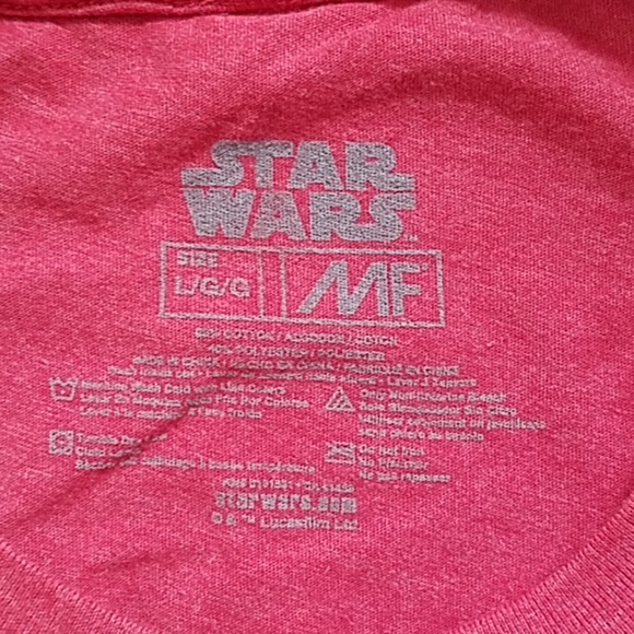 NWT Star Wars Death Star Love Tank Red Junior's Large - Picture 4 of 7